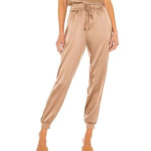 CAMI NYC Elsie silk jogger pant - champagne